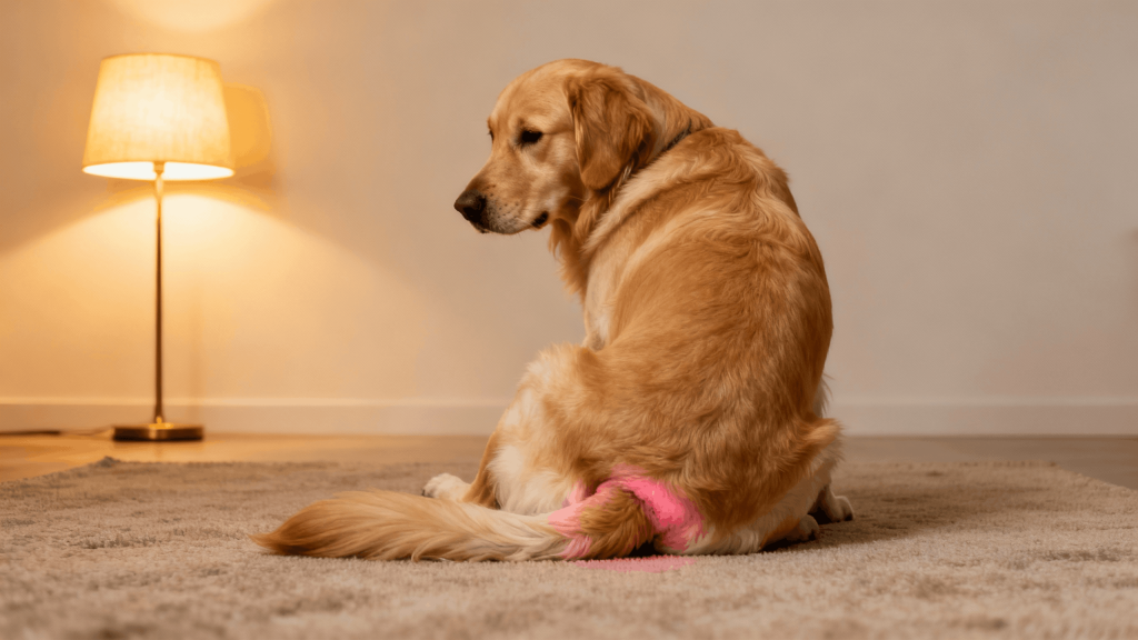 dog scooting butt
