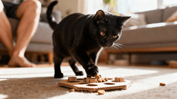 Cat Puzzle Feeder